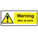 Warning Men at Work 